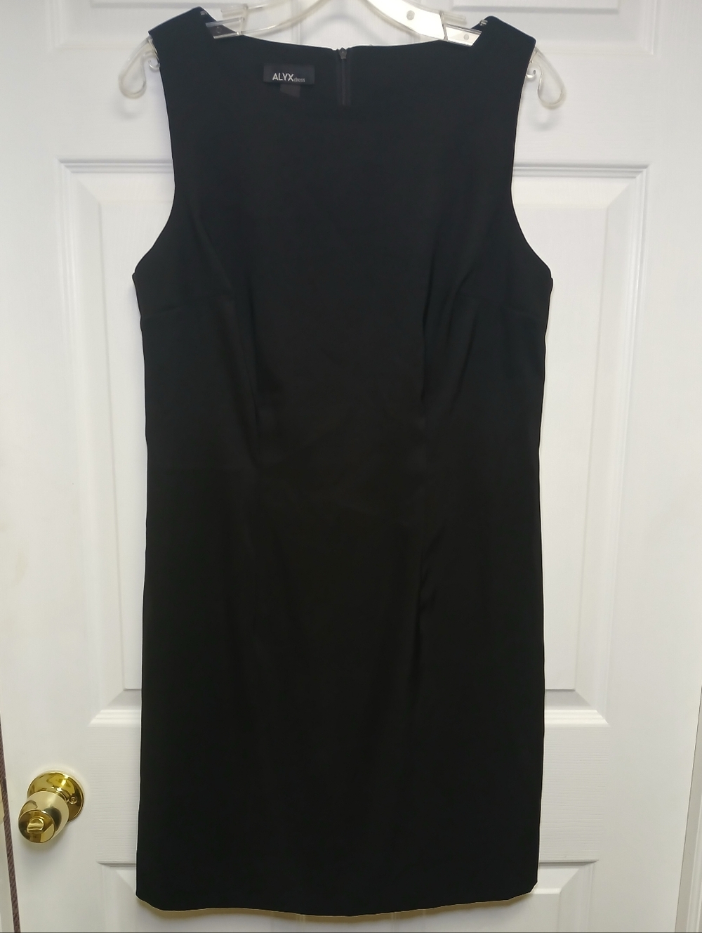 Alyx Black Sleeveless Midi Sheath Dress Size 12